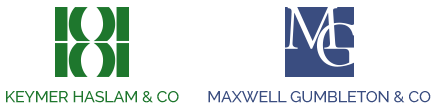 Keymer Haslam & Co & Maxwell-Gumbleton & Co, West Sussex logo